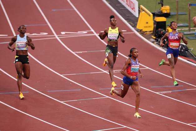 Day 2 - World Athletics Championships Tokyo 2025 Melissa Jefferson-Wooden (USA) wins the Women s 100m Final during the World Athletics Championships 2025 at the National Stadium in Tokyo, Japan, on September 14, 2025. Tokyo Tokyo Japan Copyright: xMIxNewsx originalFilename:fletcher-worldath250914_npXmi