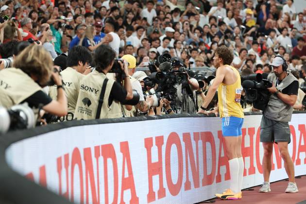 Armand Duplantis (SWE), SEPTEMBER 15, 2025 - Athletics : World Athletics Championships Tokyo 2025 Men s Pole Vault Final at National Stadium in Tokyo, Japan. aflo_303614524