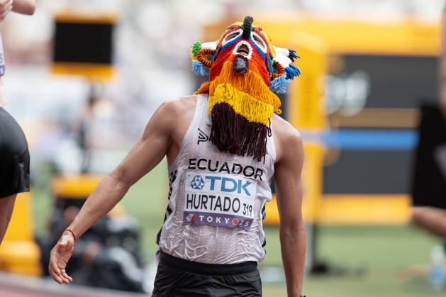World Athletics Championships 2025 in Tokyo, Japan David HURTADO from Ecuador reacts after finishing the 20 Kilometres Race Walk Men Final during the World Athletics Championships in Tokyo, Japan on September 20, 2025. TOKYO JAPAN Copyright: xMatrixxImagesx xNicxBothmax 