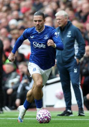 Liverpool, England, 20th September 2025. Jack Grealish of Everton during the Liverpool vs Everton Premier League match at Anfield, Liverpool. Picture credit should read: David Klein Sportimage EDITORIAL USE ONLY. No use with unauthorised audio, video, data, fixture lists, club league logos or live services. Online in-match use limited to 120 images, no video emulation. No use in betting, games or single club league player publications. SPI_008_DK_Liverpool_Everton SPI-4148-0008
