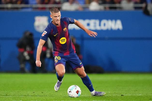 FC Barcelona, Barca v Getafe CF. La Liga EA Sports. Date 5 Dani Olmo of FC Barcelona during the La Liga EA Sports match between FC Barcelona - Getafe CF played at Johan Cruyff Stadium on September 21, 2025 in Barcelona. kpng Copyright: xBaguxBlancox xPRESSINx PS_240921_BAR_GET_2526_1917
