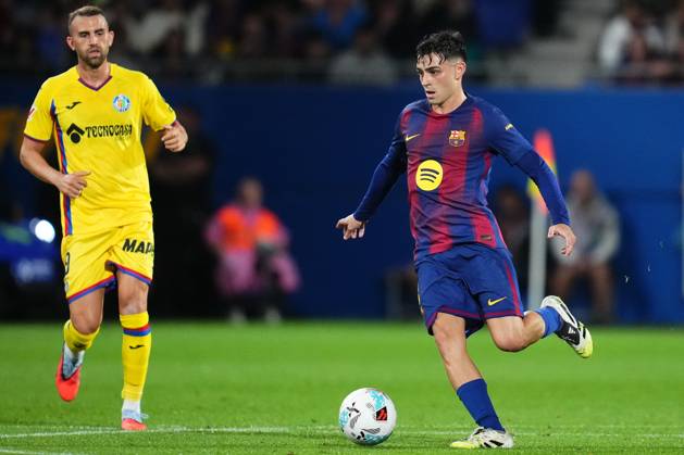 FC Barcelona, Barca v Getafe CF. La Liga EA Sports. Date 5 Pedro Gonzalez Pedri of FC Barcelona during the La Liga EA Sports match between FC Barcelona - Getafe CF played at Johan Cruyff Stadium on September 21, 2025 in Barcelona. kpng Copyright: xBaguxBlancox xPRESSINx PS_240921_BAR_GET_2526_1946