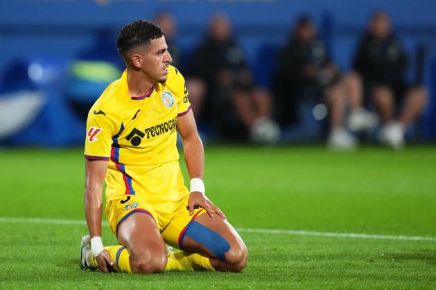 FC Barcelona, Barca v Getafe CF. La Liga EA Sports. Date 5 Abdel Abqar of Getafe CF during the La Liga EA Sports match between FC Barcelona - Getafe CF played at Johan Cruyff Stadium on September 21, 2025 in Barcelona. kpng Copyright: xBaguxBlancox xPRESSINx PS_240921_BAR_GET_2526_1951