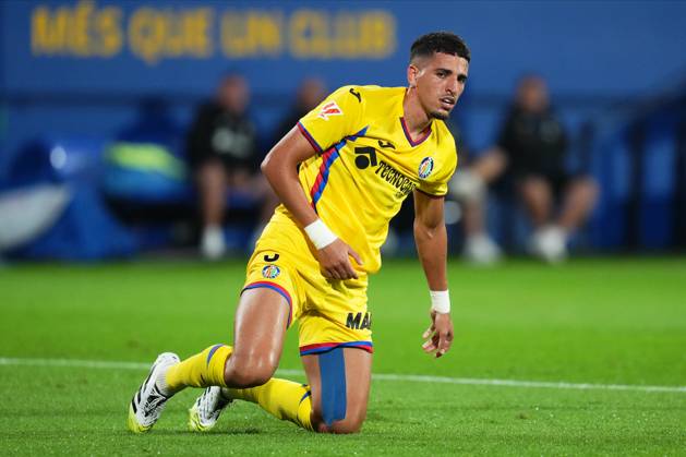FC Barcelona, Barca v Getafe CF. La Liga EA Sports. Date 5 Abdel Abqar of Getafe CF during the La Liga EA Sports match between FC Barcelona - Getafe CF played at Johan Cruyff Stadium on September 21, 2025 in Barcelona. kpng Copyright: xBaguxBlancox xPRESSINx PS_240921_BAR_GET_2526_1952