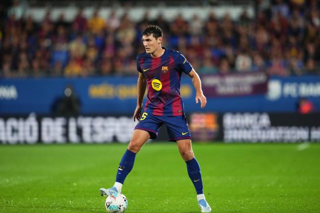 FC Barcelona, Barca v Getafe CF. La Liga EA Sports. Date 5 Andreas Christensen of FC Barcelona during the La Liga EA Sports match between FC Barcelona - Getafe CF played at Johan Cruyff Stadium on September 21, 2025 in Barcelona. kpng Copyright: xBaguxBlancox xPRESSINx PS_240921_BAR_GET_2526_1958