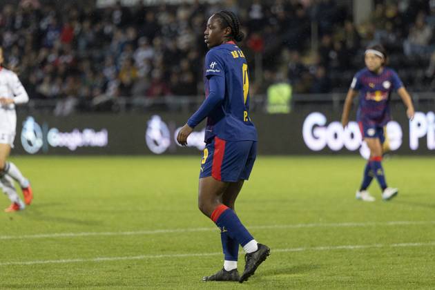Google Pixel Frauen Bundesliga: Eintracht Frankfurt - RB Leipzig, 22.09.2025 Persis Oteng (RB Leipzig 9), Eintracht Frankfurt - RB Leipzig, Frankfurt, Stadion am Brentanobad, 22.9.2025 Copyright: xBEAUTIFULxSPORTS Gawlikx