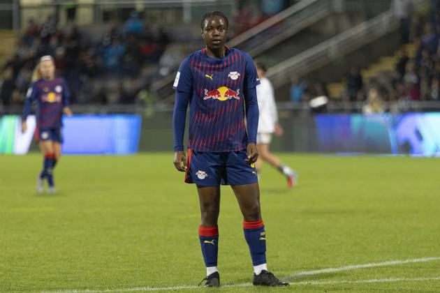 Google Pixel Frauen Bundesliga: Eintracht Frankfurt - RB Leipzig, 22.09.2025 Persis Oteng (RB Leipzig 9), Freisteller, Portrait Porträt, Eintracht Frankfurt - RB Leipzig, Frankfurt, Stadion am Brentanobad, 22.9.2025 Copyright: xBEAUTIFULxSPORTS Gawlikx