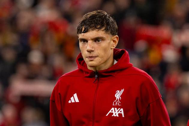 Football - Football League Cup - 3rd Round - Liverpool FC v Southampton FC LIVERPOOL, ENGLAND - Tuesday, September 23, 2025: Liverpool s Giovanni Leoni making his competitive debut before the Football League Cup 3rd Round match between Liverpool FC and Southampton FC at Anfield. (Photo by David Rawcliffe Propaganda) LIVERPOOL Anfield MERSEYSIDE ENGLAND  Copyright: xDavidxRawcliffex P2025-09-23-Liverpool_Southampton-10