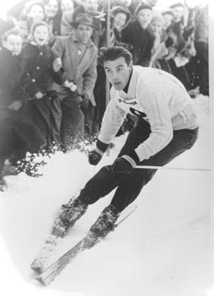 Ski alpin U.B.z. Toni Sailer (Oesterreich) !ACHTUNG AUFNAHMEDATUM GESCHÄTZT!