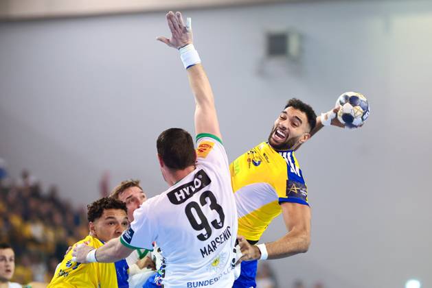 2025.09.25 Kielce Pilka reczna , Liga Mistrzow EHF , sezon 2025 26 Industria Kielce - Fuechse Berlin N z Hassan Kaddah Foto Tomasz Fafara PressFocus 2025.09.25 Kielce Handball , EHF Champions League , 2025 2026 season Industria Kielce - Fuechse Berlin Hassan Kaddah Credit: Tomasz Fafara PressFocus NEWSPIX.PL --- newspix.pl