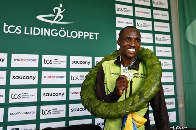 250927 Vinnare Lidingöloppet Män 30 km William Nyarondia Morwabe Kenya den 27 september 2025 pa Lidingö. Copyright: PETERxHOLGERSSON BB250927PH046