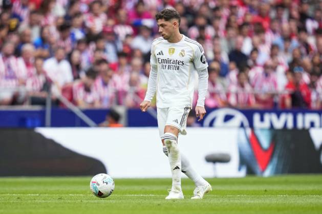 ESP: Atletico de Madrid - Real Madrid CF La Liga EA Sports. Date 7 Federico Valverde of Real Madrid CF during the La Liga EA Sports match between Atletico de Madrid and Real Madrid CF played at Riyadh Metropolitano Stadium on September 27, 2025 in Madrid. kpng Copyright: xCesarxCebollax xPRESSINx PS_240927_ATM_RMA_2526_303