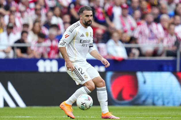 ESP: Atletico de Madrid - Real Madrid CF La Liga EA Sports. Date 7 Dani Carvajal of Real Madrid CF during the La Liga EA Sports match between Atletico de Madrid and Real Madrid CF played at Riyadh Metropolitano Stadium on September 27, 2025 in Madrid. kpng Copyright: xCesarxCebollax xPRESSINx PS_240927_ATM_RMA_2526_425