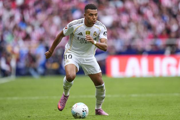ESP: Atletico de Madrid - Real Madrid CF La Liga EA Sports. Date 7 Kylian Mbappe of Real Madrid CF during the La Liga EA Sports match between Atletico de Madrid and Real Madrid CF played at Riyadh Metropolitano Stadium on September 27, 2025 in Madrid. kpng Copyright: xCesarxCebollax xPRESSINx PS_240927_ATM_RMA_2526_439
