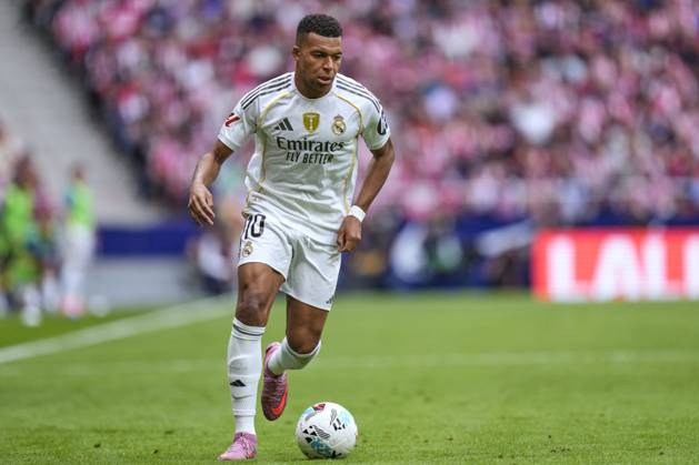 ESP: Atletico de Madrid - Real Madrid CF La Liga EA Sports. Date 7 Kylian Mbappe of Real Madrid CF during the La Liga EA Sports match between Atletico de Madrid and Real Madrid CF played at Riyadh Metropolitano Stadium on September 27, 2025 in Madrid. kpng Copyright: xCesarxCebollax xPRESSINx PS_240927_ATM_RMA_2526_441