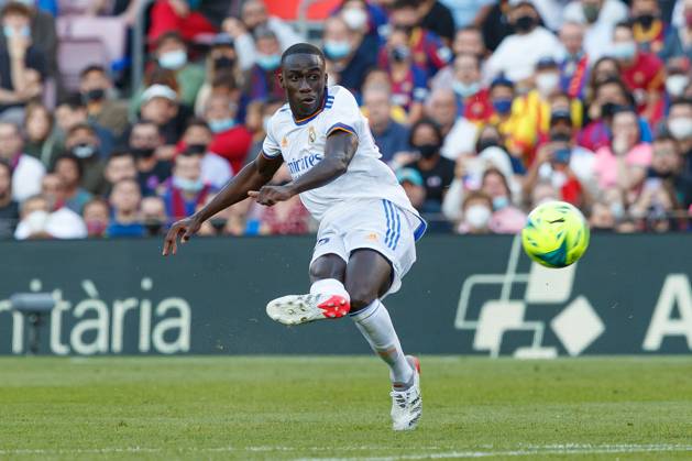 FC Barcelona, Barca v Real Madrid CF - La Liga Santander BARCELONA, SPAIN - OCTOBER 24: Ferland Mendy of Real Madrid during the La Liga match between FC Barcelona and Real Madrid at Camp Nou in Barcelona on October 24, 2021 Catalonia Spain. Editorial use only. Please get in touch for any other usage. Copyright: x2025xAnadoluxAdriaxPuigx