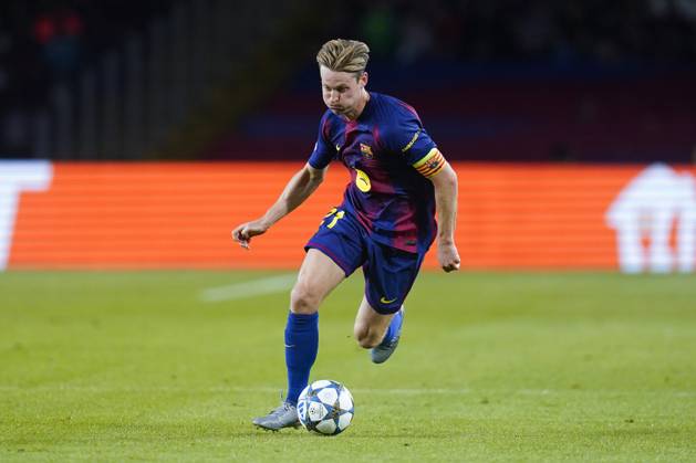 ESP: FC Barcelona, Barca v Paris Saint Germain. UEFA Champions League. Matchday 2. Frenkie de Jong of FC Barcelona during the UEFA Champions League match, between FC Barcelona and Paris Saint Germain PSG, Lluis Companys Stadium on October 1, 2025 in Barcelona, Spain. kpng Copyright: xSergioxRuizx xPRESSINx PS_2501001_BAR_PSG_2526_099