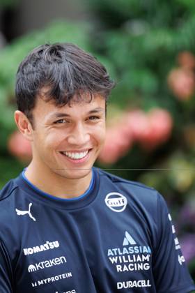 October 2, 2025, Singapore, Singapore: Alexander Albon of Thailand and the Williams Racing Team in the paddock ahead of the F1 Grand Prix of Singapore at the Marina Bay Street Circuit. Singapore Singapore - ZUMAs197 20251002_aaa_s197_172 Copyright: xGeorgexHitchensx