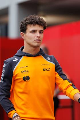 October 2, 2025, Singapore, Singapore: Lando Norris of Great Britain and the McLaren Formula 1 Team in the paddock ahead of the F1 Grand Prix of Singapore at the Marina Bay Street Circuit. Singapore Singapore - ZUMAs197 20251002_aaa_s197_182 Copyright: xGeorgexHitchensx