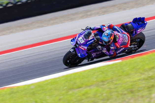 October 3, 2025, Mandalika, Indonesia: Number 88 Prima Pramac Yamaha rider Miguel Oliveira competes during the free practice 1 at the 2025 Pertamina Grand Prix of Indonesia. Mandalika Indonesia - ZUMAs197 20251003_aaa_s197_036 Copyright: xStephenxBlackberryx