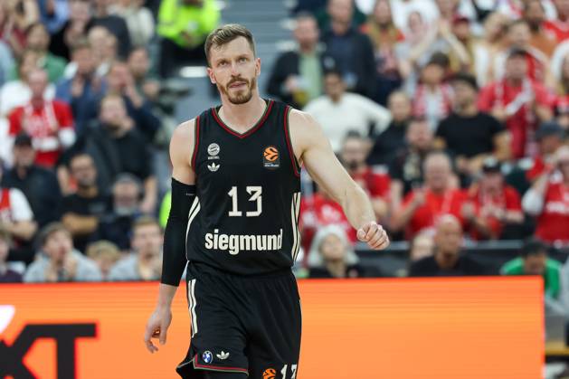 Andreas Obst (FC Bayern Basketball, 13), GER, FC Bayern Basketball vs. Crvena Zvezda Meridianbet (Roter Stern) Belgrad, Basketball, Euroleague, 2. Spieltag, Saison 2025 2026, 02.10.2025, GER, FC Bayern Basketball vs. Crvena Zvezda Meridianbet (Roter Stern) Belgrad, Basketball, Euroleague, 2. Spieltag, Saison 2025 2026, 02.10.2025 Muenchen Copyright: xEibner-Pressefoto JennixMaulx EP_JML