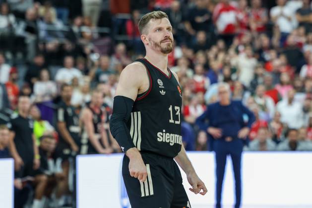 Andreas Obst (FC Bayern Basketball, 13), GER, FC Bayern Basketball vs. Crvena Zvezda Meridianbet (Roter Stern) Belgrad, Basketball, Euroleague, 2. Spieltag, Saison 2025 2026, 02.10.2025, GER, FC Bayern Basketball vs. Crvena Zvezda Meridianbet (Roter Stern) Belgrad, Basketball, Euroleague, 2. Spieltag, Saison 2025 2026, 02.10.2025 Muenchen Copyright: xEibner-Pressefoto JennixMaulx EP_JML