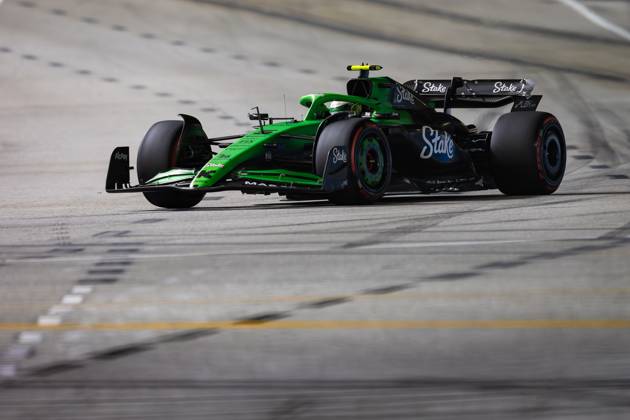 F1 - SINGAPORE GRAND PRIX 2025 05 BORTOLETO Gabriel (bra), Stake F1 Team Kick C45, action during the 2025 Formula 1 Singapore Grand Prix, 18th round of the 2025 FIA Formula One World Championship, WM, Weltmeisterschaft from October 3 to 5, 2025 on the Marina Bay Street Circuit, in Singapore - SingaporeSingapore Copyright: xDPPIx