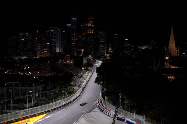 F1 - SINGAPORE GRAND PRIX 2025 05 BORTOLETO Gabriel (bra), Stake F1 Team Kick C45, action during the 2025 Formula 1 Singapore Grand Prix, 18th round of the 2025 FIA Formula One World Championship, WM, Weltmeisterschaft from October 3 to 5, 2025 on the Marina Bay Street Circuit, in Singapore - SingaporeSingapore Copyright: xEricxAlonsox
