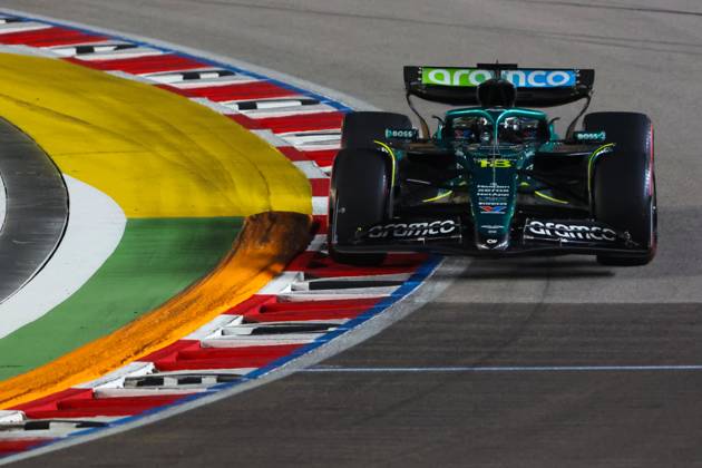 FORMULE 1 : Grand prix de Singapour - 03 10 2025 18 Lance Stroll (CAN) Aston Martin Aramco F1 Team (GBR) Aston Martin AMR25 Mercedes during the 2025 Formula One Singapore Grand Prix, 18th round of the 2025 Formula 1 World Championship, WM, Weltmeisterschaft taking place from October 03 to 05, 2025 on the Marina Bay Street circuit in Singapore (SGP) SINGAPORESingapore  Copyright: xMPSxAGENCYx
