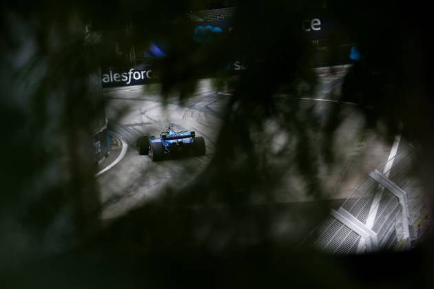 F1 - SINGAPORE GRAND PRIX 2025 23 ALBON Alexander (tha), Williams Racing FW47, action during the 2025 Formula 1 Singapore Grand Prix, 18th round of the 2025 FIA Formula One World Championship, WM, Weltmeisterschaft from October 3 to 5, 2025 on the Marina Bay Street Circuit, in Singapore - SingaporeSingapore Copyright: xEricxAlonsox