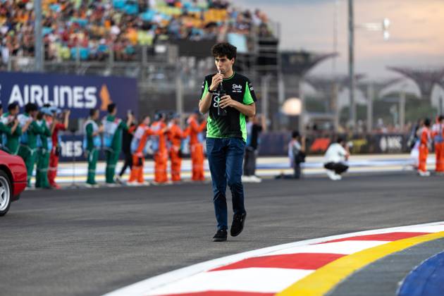 F1 - SINGAPORE GRAND PRIX 2025 BORTOLETO Gabriel (bra), Stake F1 Team Kick C45, portrait during the 2025 Formula 1 Singapore Grand Prix, 18th round of the 2025 FIA Formula One World Championship, WM, Weltmeisterschaft from October 3 to 5, 2025 on the Marina Bay Street Circuit, in Singapore - SingaporeSingapore Copyright: xDPPIx