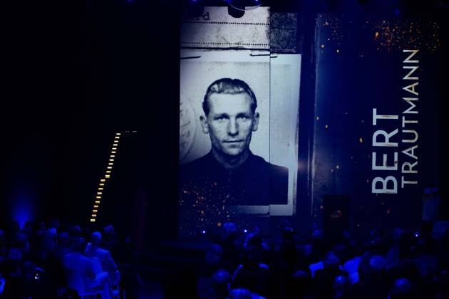 Ehrung fuer Bert TRAUMANN (Posthum) HALL OF FAME-Preisverleihung 2025 am 06.10.2025 im Deutschen Fussball-Museum in Dortmund Deutschland. Â