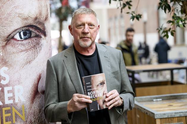 Amsterdam, The Netherlands, 2025-10-08 17:39:15 AMSTERDAM, 08-10-2025, De Hallen Boris Becker before the program Eva in connection with his book Binnen. PHOTO: NLBeeld Patrick van Emst Credit: NL Beeld Patrick van Emst Copyright: xx x