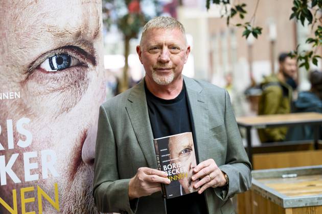 Amsterdam, The Netherlands, 2025-10-08 17:39:16 AMSTERDAM, 08-10-2025, De Hallen Boris Becker before the program Eva in connection with his book Binnen. PHOTO: NLBeeld Patrick van Emst Credit: NL Beeld Patrick van Emst Copyright: xx x
