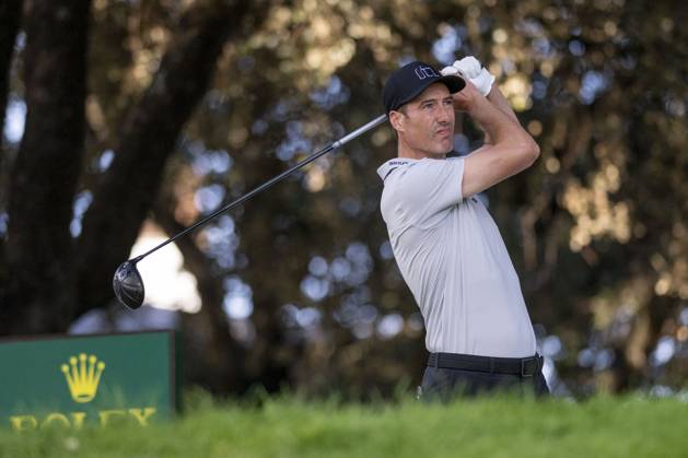 October 10, 2025, Madrid, Madrid, Spain: ROSS FISHER, taking the first shot from hole 1 during the matchday of the Open de Espao±a presented by Madrid, held at the Club de Campo Villa de Madrid on October 10, 2025, in Madrid, Spain. Madrid Spain - ZUMAc312 20251010_zsp_c312_101 Copyright: xOscarxManuelxSanchezx