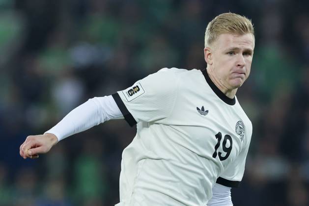 Jonathan Burkardt (Germany) schaut, FIFA World Cup, WM, Weltmeisterschaft, Fussball 2026 Qualifier, Northern Ireland v Germany, Windsor Park am 13. October 2025 in Belfast, Vereinigtes Königreich. (Foto von Marco Steinbrenner DeFodi Images) Jonathan Burkardt (Germany) looks on, FIFA World Cup 2026 Qualifier, Northern Ireland v Germany, Windsor Park, October 13, 2025 in , United Kingdom. (Photo by Marco Steinbrenner DeFodi Images) Jonathan Burkardt Germany looks on, FIFA World Cup 2026 Qualifier, Northern Ireland v Germany, Windsor Park on October 13, 2025 in Belfast, United Kingdom Photo by Marco Steinbrenner DeFodi Images Jonathan Burkardt Germany looks on, FIFA World Cup 2026 Qualifier, Northern Ireland v Germany, Windsor Park, October 13, 2025 in , United Kingdom Photo by Marco Steinbrenner DeFodi Images