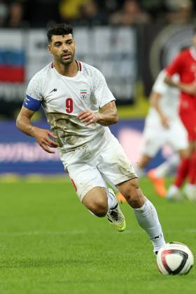 MEHDI TAREMI, Iran, Amichevole, Friendly match, 2025-26, Russia vs Iran 2-1, 10-10-2025, Azione, Action, Single shot, Contrasto CALCIO 2025-26 AMICHEVOLE RUSSIA-IRAN 2-1