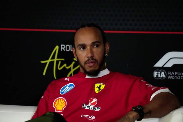 16.10.2025, Circuit of The Americas, Austin, FORMULA 1 MSC CRUISES UNITED STATES GRAND PRIX 2025 , im Bild Lewis Hamilton (GBR), Scuderia Ferrari HP (Photo by Hasan Bratic DeFodi Images) 16 10 2025, Circuit of The Americas, Austin, FORMULA 1 MSC CRUISES UNITED STATES GRAND PRIX 2025 , in the picture Lewis Hamilton GBR , Scuderia Ferrari HP Photo by Hasan Bratic DeFodi Images