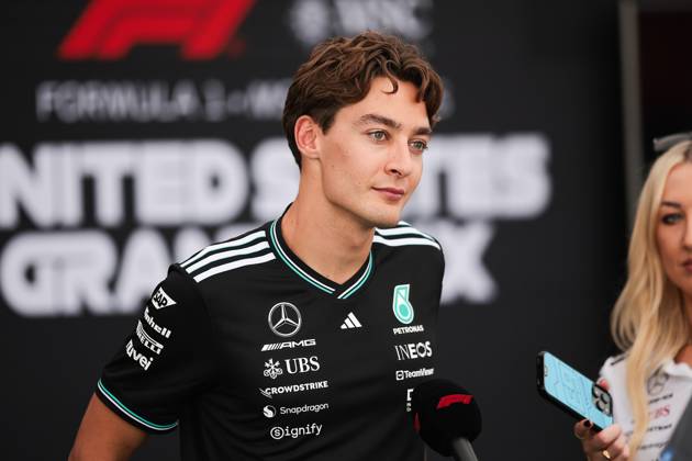F1 - UNITED STATES GRAND PRIX 2025 RUSSELL George (gbr), Mercedes AMG F1 Team W16, portrait during the 2025 Formula 1 United States Grand Prix, 19th round of the 2025 FIA Formula One World Championship, WM, Weltmeisterschaft from October 17 to 19, 2025 on the Circuit of the Americas, in Austin, Texas, United States of America - AustinUnited States Copyright: xEricxAlonsox