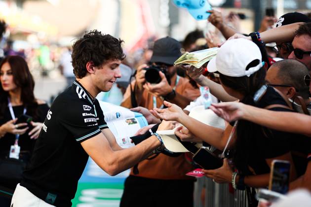 F1 - UNITED STATES GRAND PRIX 2025 RUSSELL George (gbr), Mercedes AMG F1 Team W16, portrait during the 2025 Formula 1 United States Grand Prix, 19th round of the 2025 FIA Formula One World Championship, WM, Weltmeisterschaft from October 17 to 19, 2025 on the Circuit of the Americas, in Austin, Texas, United States of America - AustinUnited States Copyright: xEricxAlonsox
