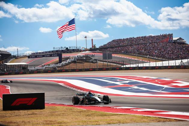 F1 - UNITED STATES GRAND PRIX 2025 63 RUSSELL George (gbr), Mercedes AMG F1 Team W16, action during the 2025 Formula 1 United States Grand Prix, 19th round of the 2025 FIA Formula One World Championship, WM, Weltmeisterschaft from October 17 to 19, 2025 on the Circuit of the Americas, in Austin, Texas, United States of America - AustinUnited States Copyright: xEricxAlonsox