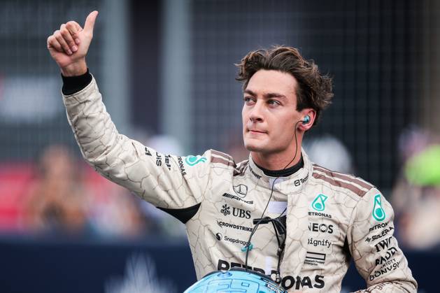 F1 - UNITED STATES GRAND PRIX 2025 RUSSELL George (gbr), Mercedes AMG F1 Team W16, portrait during the 2025 Formula 1 United States Grand Prix, 19th round of the 2025 FIA Formula One World Championship, WM, Weltmeisterschaft from October 17 to 19, 2025 on the Circuit of the Americas, in Austin, Texas, United States of America - AustinUnited States Copyright: xEricxAlonsox
