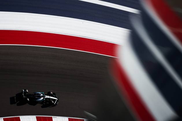 F1 - UNITED STATES GRAND PRIX 2025 63 RUSSELL George (gbr), Mercedes AMG F1 Team W16, action during the 2025 Formula 1 United States Grand Prix, 19th round of the 2025 FIA Formula One World Championship, WM, Weltmeisterschaft from October 17 to 19, 2025 on the Circuit of the Americas, in Austin, Texas, United States of America - AustinUnited States Copyright: xEricxAlonsox
