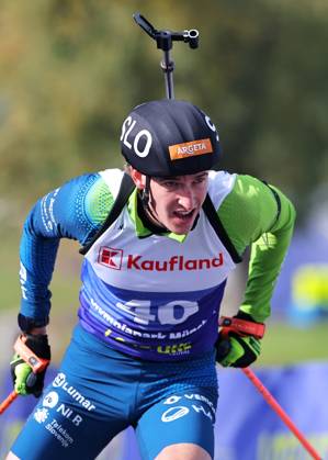 BIATHLON - Loop One Opening Festival MUNICH,GERMANY,19.OCT.25 - BIATHLON - Loop One Opening Festival. Image shows Lovro Planko (SLO).  GEPAxpictures xThomasxBachun