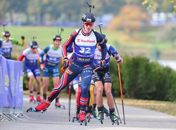 BIATHLON - Loop One Opening Festival MUNICH,GERMANY,19.OCT.25 - BIATHLON - Loop One Opening Festival. Image shows Vebjoern Soerum (NOR).  GEPAxpictures xThomasxBachun