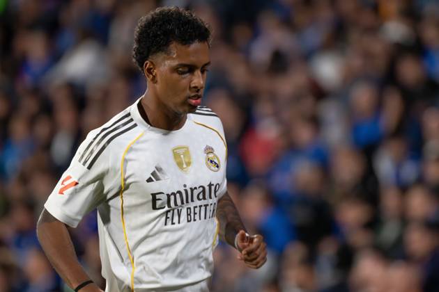 October 19, 2025, Madrid, Madrid, Spain: RODRYGO Goes of Real Madrid during the LaLiga EA Sports football match between Getafe CF and Real Madrid CF at ColiseumStadium in Getafe Madrid Spain - ZUMAd308 20251019_zsp_d308_027 Copyright: xJuanxCarlosxLucasx