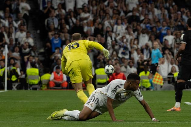 October 22, 2025, Madrid, Spain: Kylian MbappÃ , Real Madrid in action during the UEFA Champions League match between Real Madrid and Juventus at the Santiago Bernabeu Stadium. Final score: Real Madrid 1 Juventus 0 Madrid Spain - ZUMAs197 20251022_aaa_s197_836 Copyright: xDavidxCanalesx