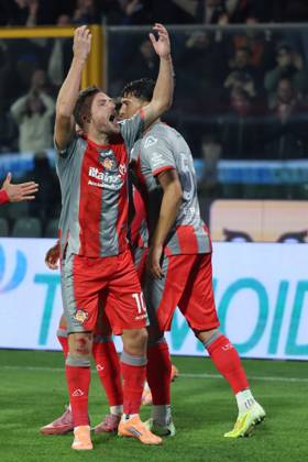 esultanza gol 1-0 UC Cremonese s Jamie Vardy during the Serie A soccer match between Cremonese and Atalanta at the Giovanni Zini Stadium in Cremona Italy - Sunday, 25 october 2025. - Soccer . Copyright: xAlbertoxMariani LaPressex
