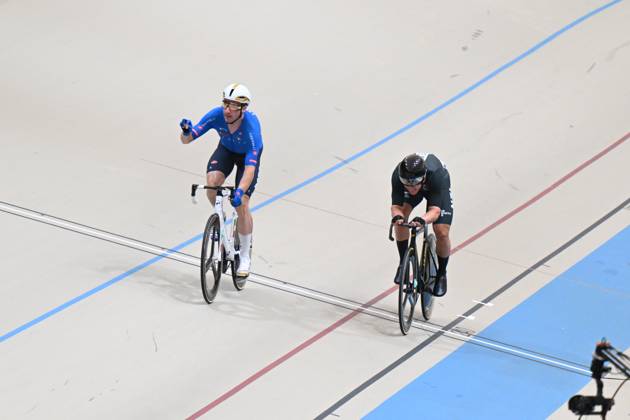 26-10-2025 World Championships Elite Track; Giornata 05; 2025, Lotto; 2025, New Zealand; Viviani, Elia; Stewart, Campbell; Santiago Del Cile - Velodromo Penalolen;