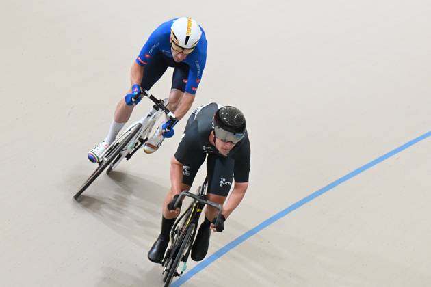 26-10-2025 World Championships Elite Track; Giornata 05; 2025, Lotto; 2025, New Zealand; Viviani, Elia; Stewart, Campbell; Santiago Del Cile - Velodromo Penalolen;